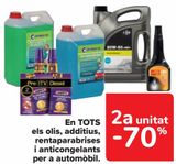 Oferta de En TODOS los aceites, aditivos, lavaparabrisas y anticongelantes para automóvil en Carrefour