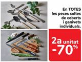 Oferta de En TODO el despiece de cubiertos y cuchillos individuales  en Carrefour
