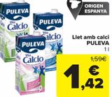 Oferta de Leche con calcio PULEVA por 1,42€ en Carrefour