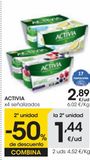 Oferta de ACTIVIA Yogur lima-limón 0% pack 4x120 g por 2,89€ en Eroski