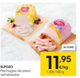 Oferta de ELPOZO Pechuga de pavo sin grasa al corte por 11,95€ en Eroski