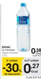 Oferta de EROSKI Agua mineral 1,5 L por 0,38€ en Eroski