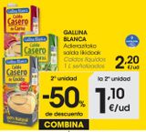 Oferta de GALLINA BLANCA Caldo casero de verduras 1 L por 2,2€ en Eroski