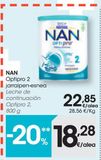 Oferta de NAN Leche de continuación Optipro 2 800 g por 22,85€ en Eroski