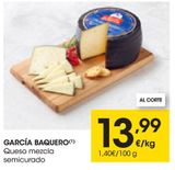 Oferta de Queso mezcla semicurado García Baquero por 13,99€ en Eroski