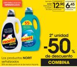 Oferta de NORIT Detergente máquina líquido ropa negar 40 dosis por 12,9€ en Eroski