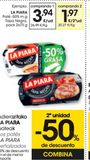 Oferta de LA PIARA Paté -50% MG Tapa negra pack 2x73 g por 3,94€ en Eroski