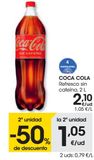 Oferta de COCA COLA Refresco sin cafeína 2 L por 2,1€ en Eroski