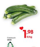 Oferta de  Calabacín verde al peso por 1,98€ en Eroski