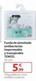 Oferta de Funda de almohada antibacterias impermeable y transpirable tencel por 5,99€ en Alcampo