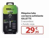 Oferta de Máquina labs con barra exfoliante Gillette por 29,95€ en Alcampo