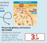 Oferta de Pizza sin gluten y sin lactosa Dr.Schär por 3,29€ en Alcampo