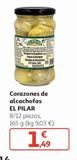 Oferta de Corazones de alcachofa el pilar por 1,49€ en Alcampo