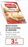 Oferta de Queso mezcla tierno en lonchas El Ventero por 3,9€ en Alcampo