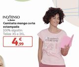 Oferta de Camiseta manga corta estampada inextenso por 4,99€ en Alcampo