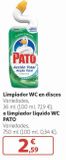 Oferta de Limpiador wc en discos o limpiador líquido WC Pato  por 2,59€ en Alcampo
