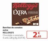 Oferta de Barritas de cereales extra Kellogg's por 2,65€ en Alcampo