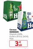 Oferta de Cerveza Heineken por 3,65€ en Alcampo