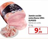 Oferta de Jamón cocido extra El Pozo por 9,99€ en Alcampo