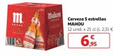 Oferta de Cerveza Mahou por 6,95€ en Alcampo