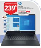 Oferta de Ordenador portátil HP por 239€ en Alcampo