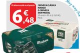 Oferta de Cerveza Mahou por 6,48€ en Alcampo