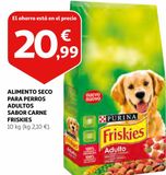 Oferta de Pienso para perros Friskies por 20,99€ en Alcampo