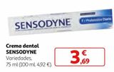 Oferta de Crema dental Sensodyne por 3,69€ en Alcampo