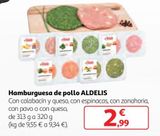 Oferta de Hamburguesas de pollo por 2,99€ en Alcampo