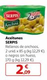 Oferta de Aceitunas Serpis por 2,09€ en Alcampo