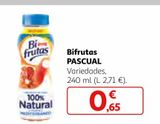 Oferta de Bifrutas Pascual por 0,65€ en Alcampo
