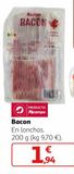 Oferta de Bacon alcampo por 1,94€ en Alcampo