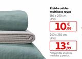 Oferta de Plaid por 10,99€ en Alcampo