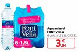 Oferta de Agua Font Vella por 3,84€ en Alcampo