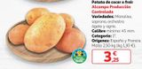 Oferta de Patatas por 3,25€ en Alcampo