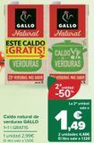 Oferta de Caldo natural de verduras GALLO por 2,99€ en Carrefour