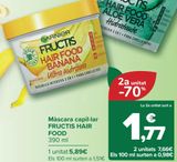 Oferta de Mascarilla capilar FRUCTIS HAIR FOOD por 5,89€ en Carrefour