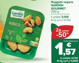 Oferta de Nuggets veganos GARDEN GOURMET por 3,15€ en Carrefour
