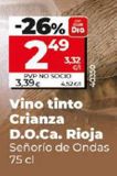 Oferta de Vino crianza por 3,39€ en La Plaza de DIA