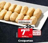 Oferta de Croquetas por 7,99€ en Maxi Dia