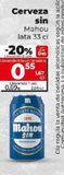 Oferta de Cerveza sin alcohol Mahou por 0,69€ en Maxi Dia