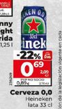 Oferta de Cerveza sin alcohol Heineken por 0,89€ en Dia Market