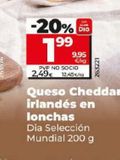 Oferta de Queso cheddar Dia por 2,49€ en Dia Market