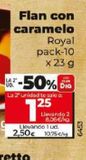 Oferta de Flan Royal por 2,5€ en Dia Market