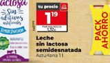 Oferta de Leche sin lactosa Asturiana por 1,32€ en Dia Market