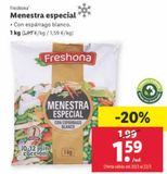 Oferta de Menestra de verduras Freshona por 1,59€ en Lidl