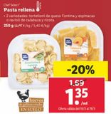 Oferta de Pasta chef select por 1,35€ en Lidl