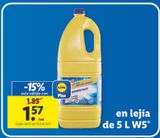Oferta de Lejía W5 por 1,57€ en Lidl