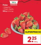 Oferta de Fresas por 2,25€ en Lidl