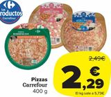 Oferta de Pizzas Carrefour  por 2,29€ en Carrefour Market